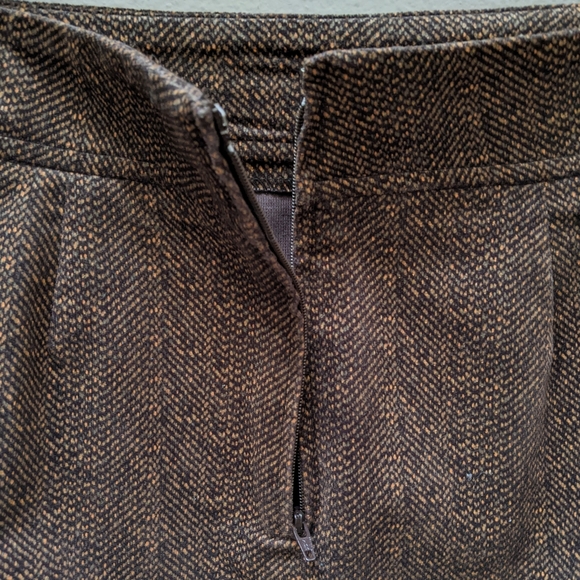 Classic multi brown pencil skirt size 6 in EUC - Picture 3 of 6